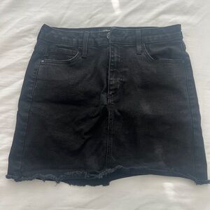 Black Jean skirt